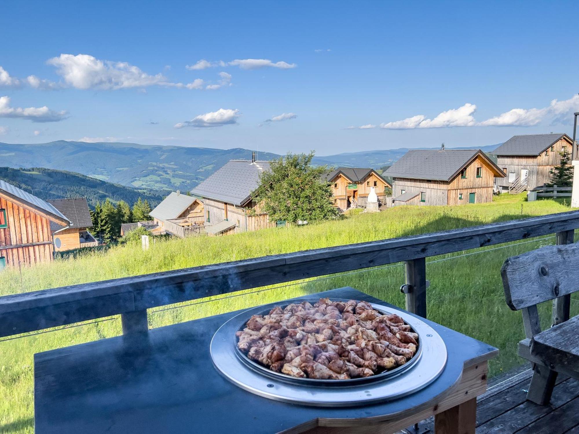 1A Chalet '4 Jahreszeiten' Ski Fahren Und Jacuzzi Mit Aussicht! Bad Sankt Leonhard im Lavanttal Ngoại thất bức ảnh