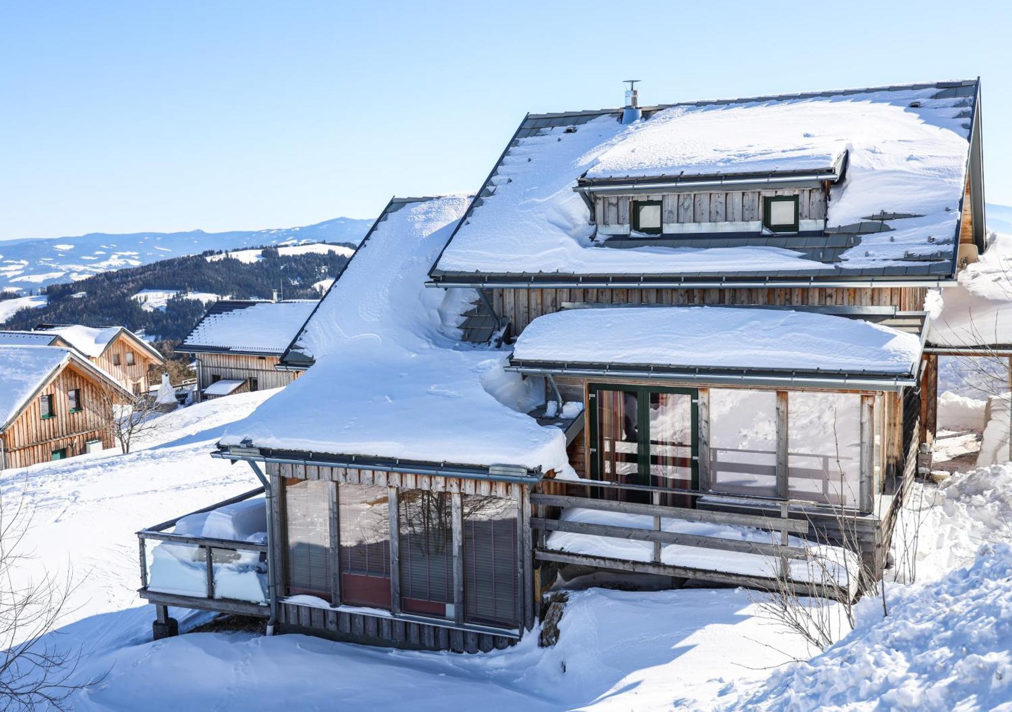 1A Chalet '4 Jahreszeiten' Ski Fahren Und Jacuzzi Mit Aussicht! Bad Sankt Leonhard im Lavanttal Ngoại thất bức ảnh